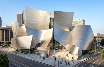 L’enveloppe métallique du Walt Disney Concert Hall