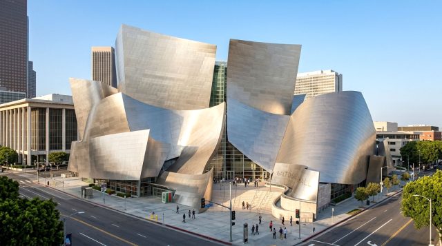L’enveloppe métallique du Walt Disney Concert Hall