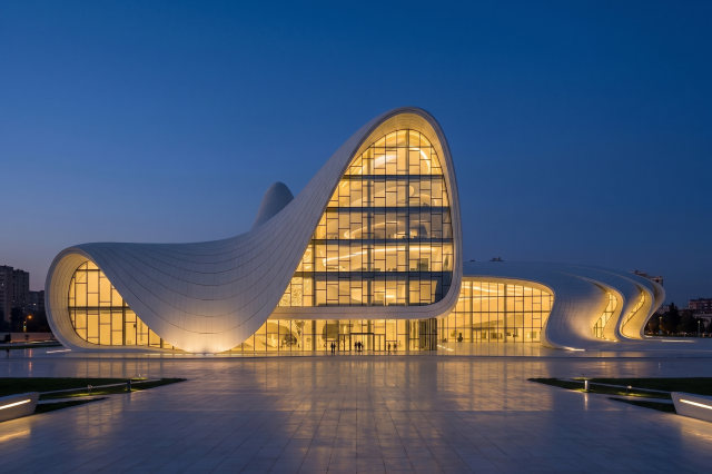 Centre Heydar Aliyev : la peau continue qui a transformé l’enveloppe de bâtiment